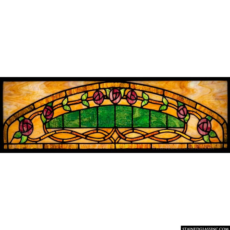 Rose and Vine Arch Transom