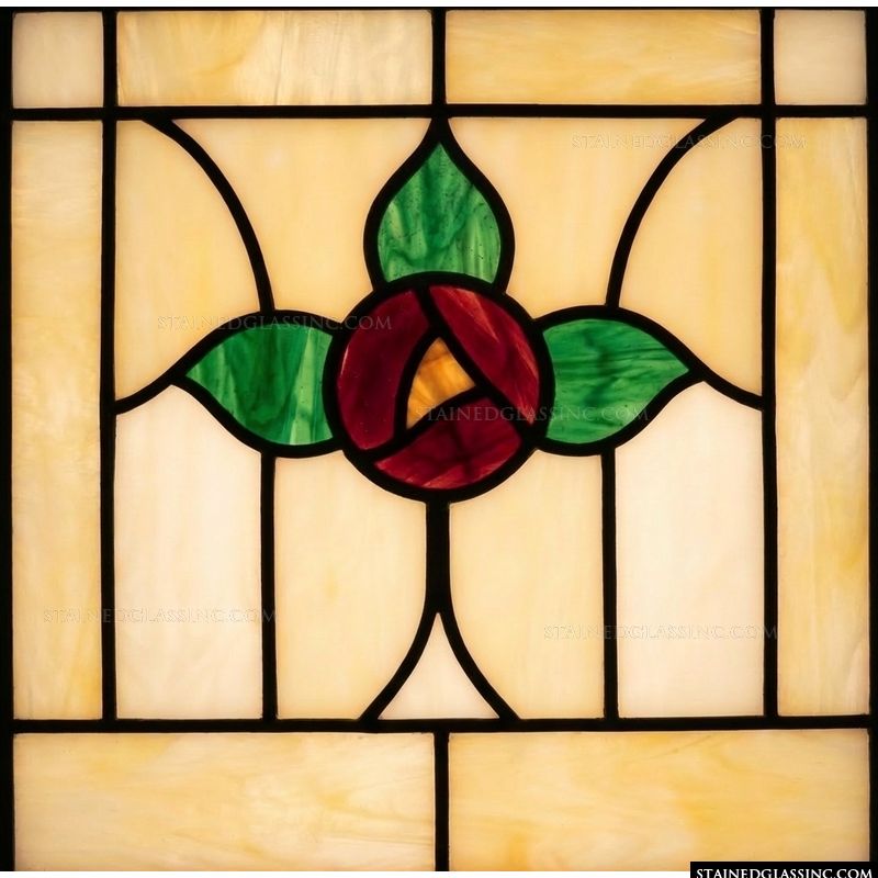 Rosebud in Amber and Sage