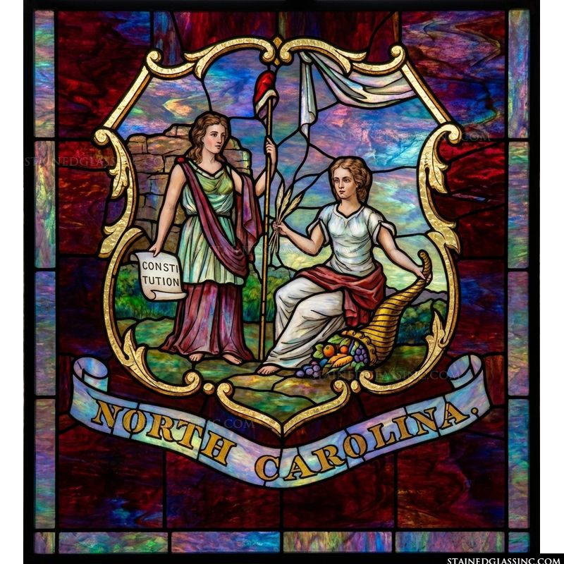 North Carolina State Seal Allegory