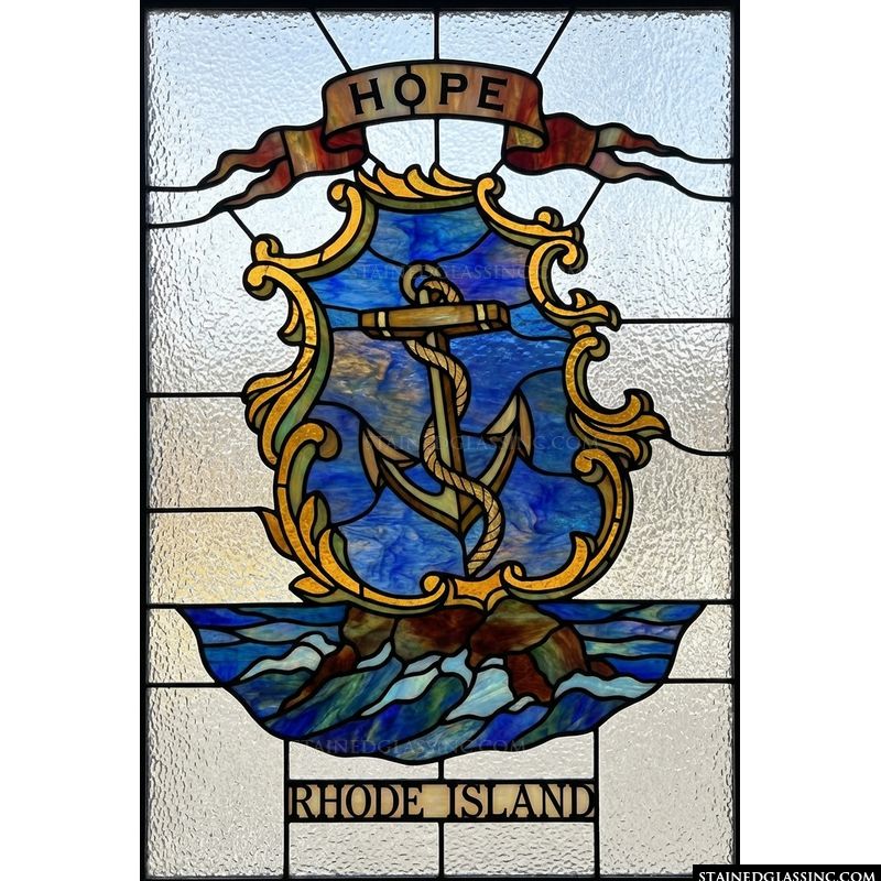 Rhode Island State Seal with Anchor