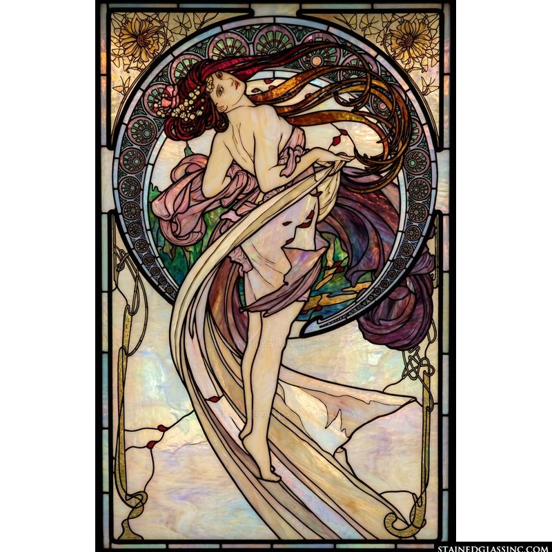 Ethereal Muse in Art Nouveau Style