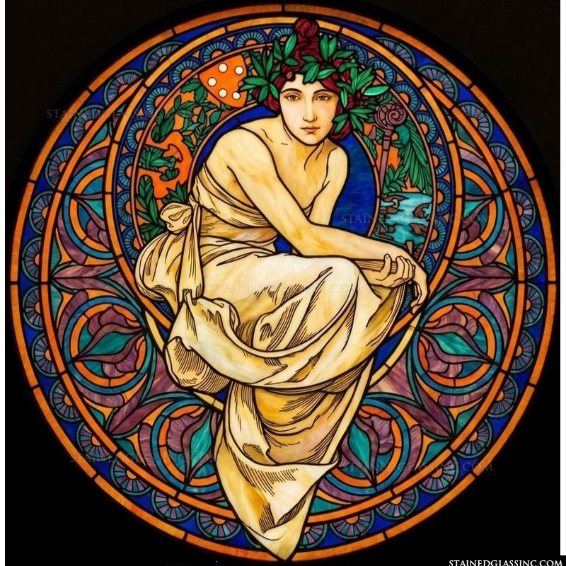 Maiden with Laurel Wreath