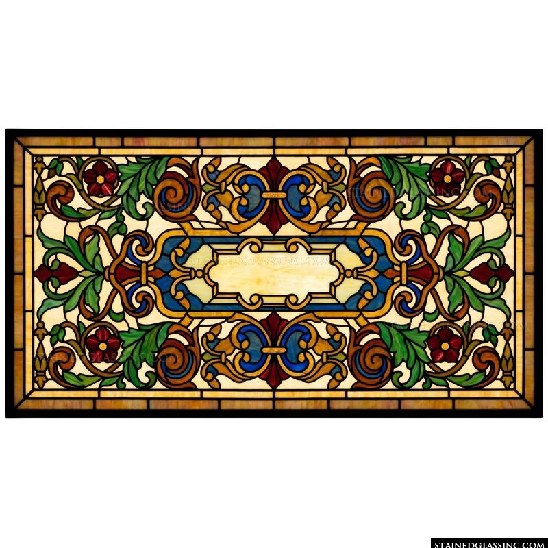 Victorian Scrollwork and Floral Border