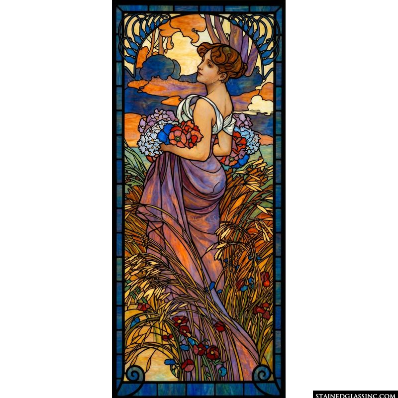 Maiden in a Field of Poppies