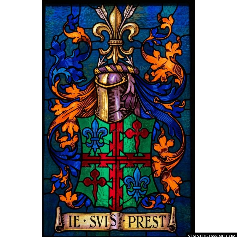 Heraldic Crest with Motto