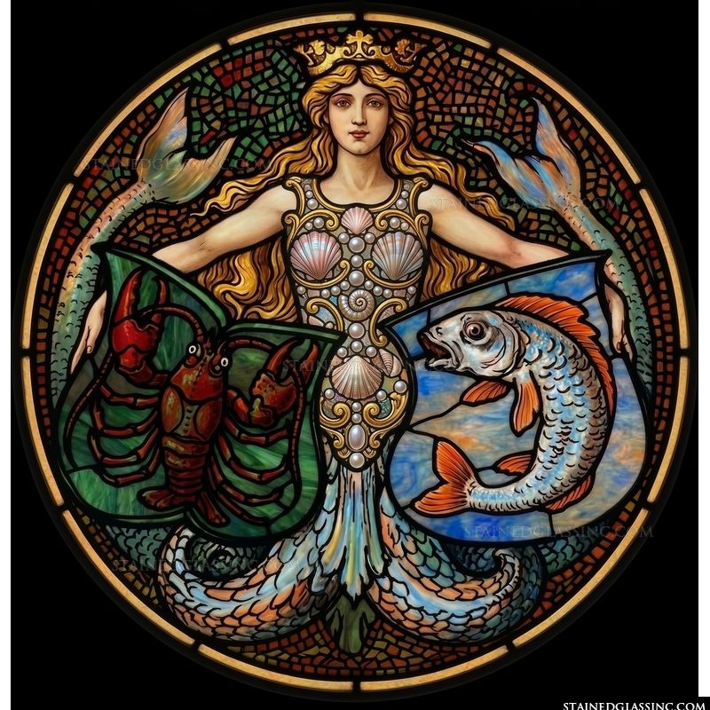 Ocean Queen with Lobster and Fish