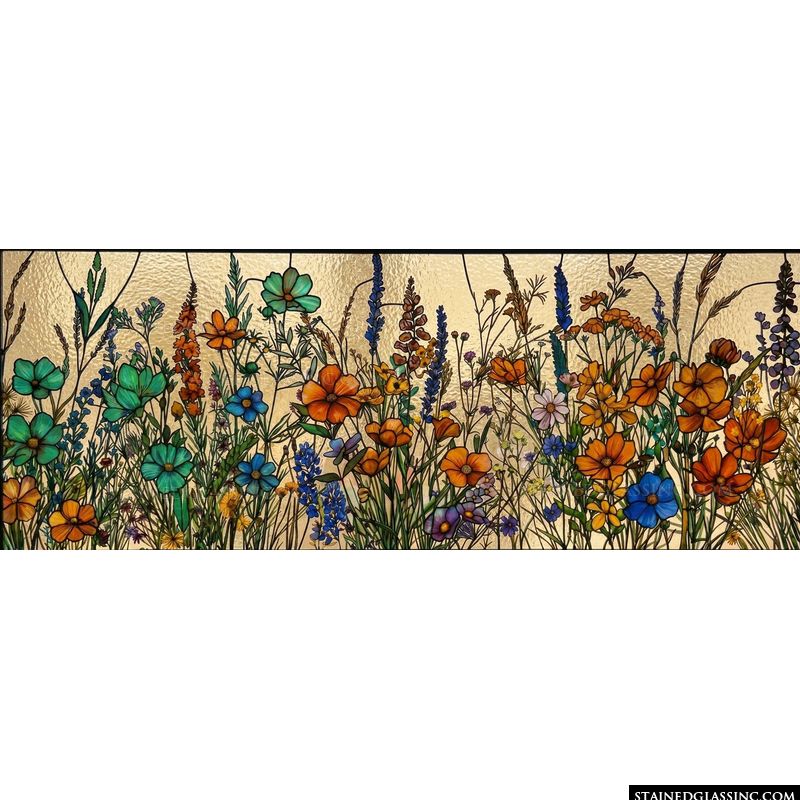 Wildflower Meadow in Golden Light