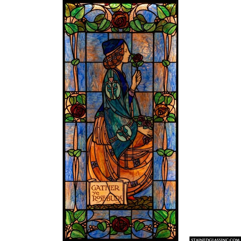 Gather Ye Rosebuds Victorian Woman