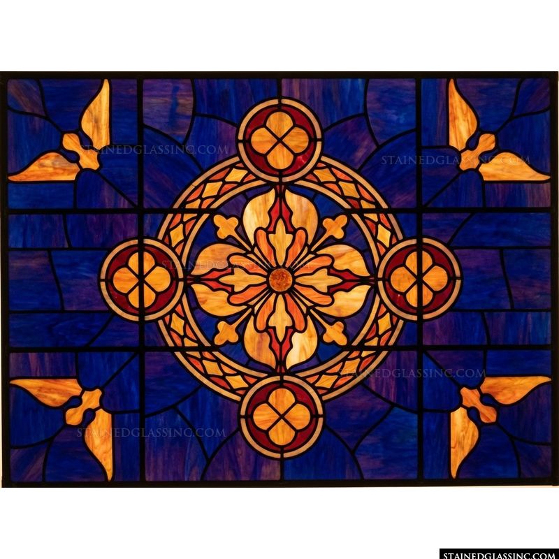 Floral Medallion with Celtic Accents