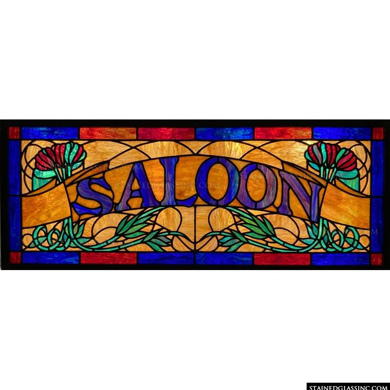 Vintage Saloon Lettering Insert