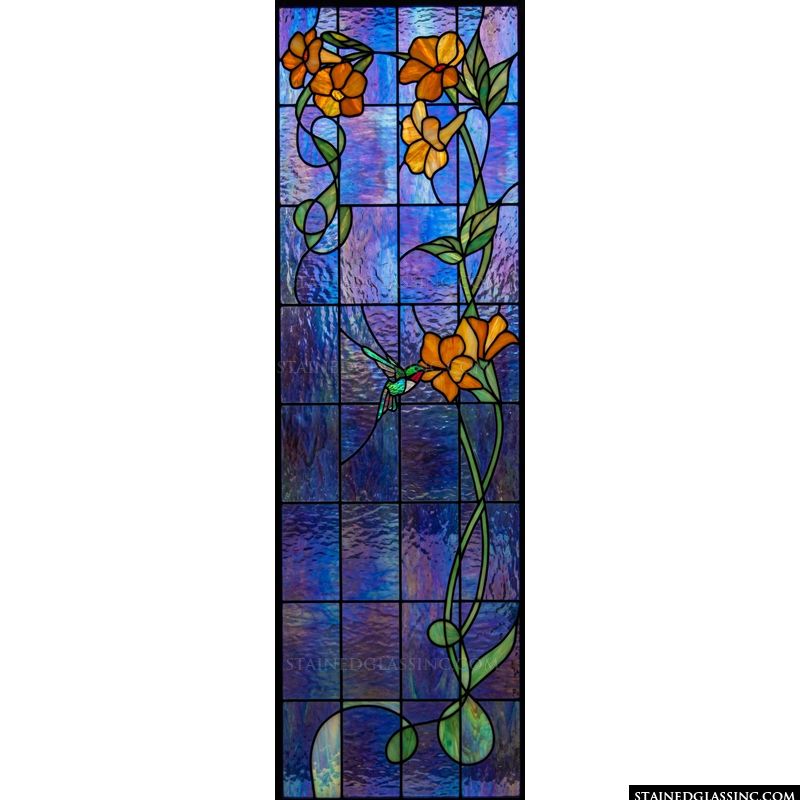 Hummingbird and Blossoms Floral Design