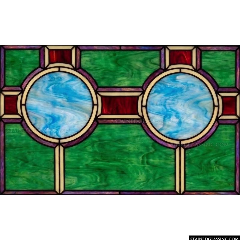 Dual Medallion Geometric Art