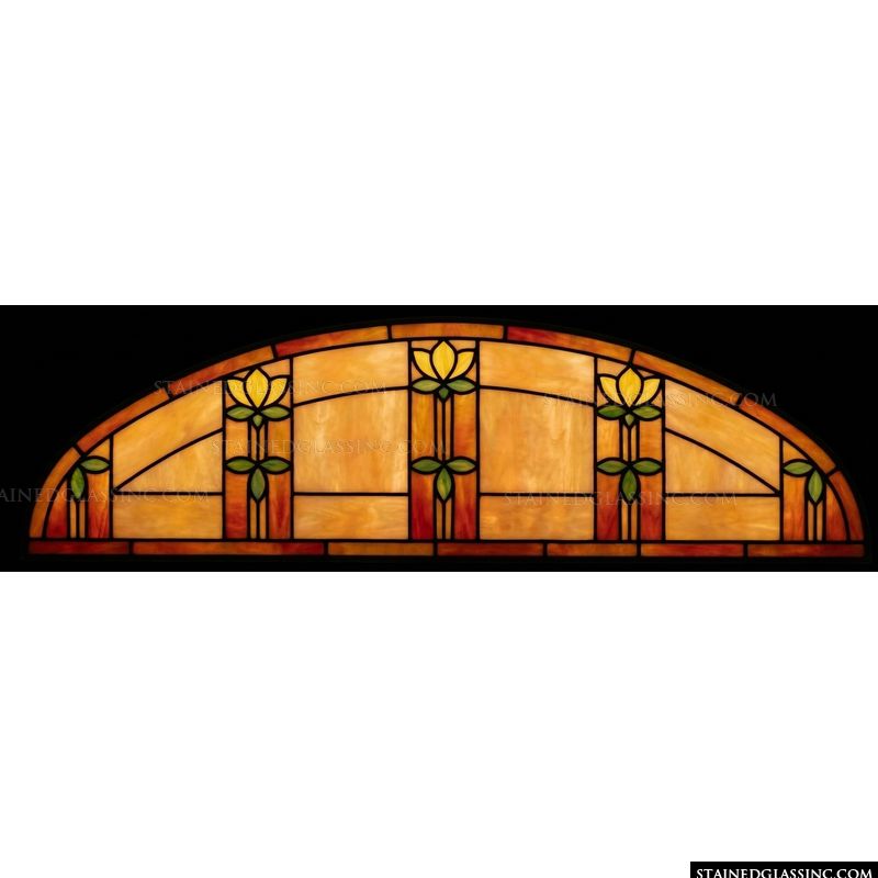 Floral Trellis Arch in Amber and Gold