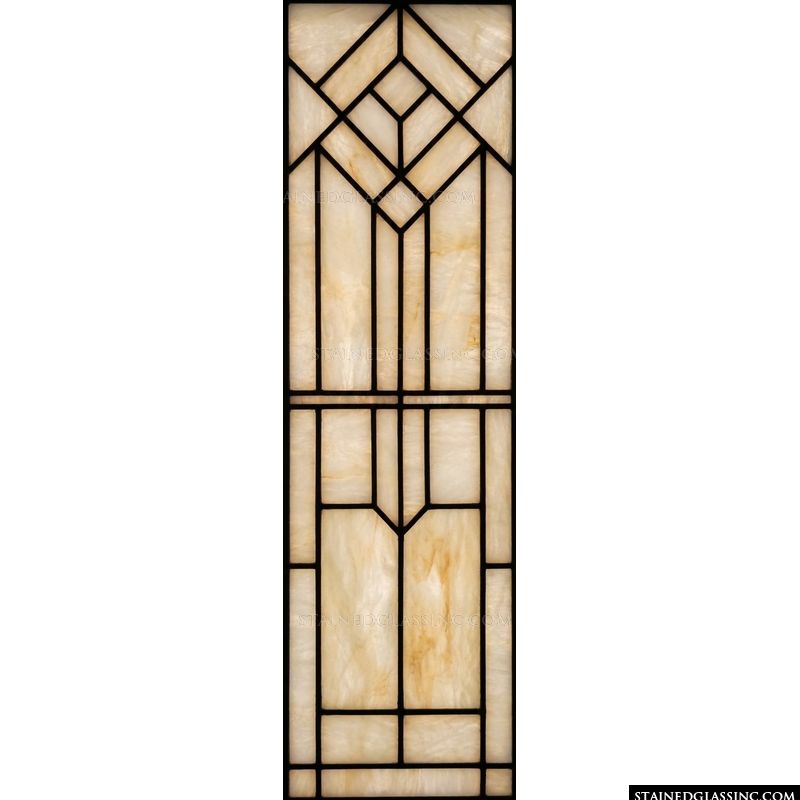 Geometric Amber Prairie Design