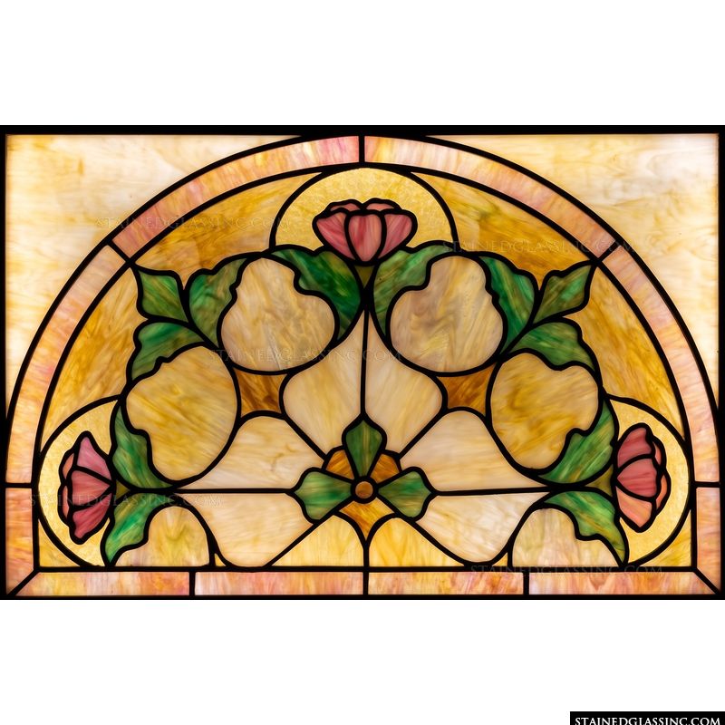 Floral Arch in Amber and Rose