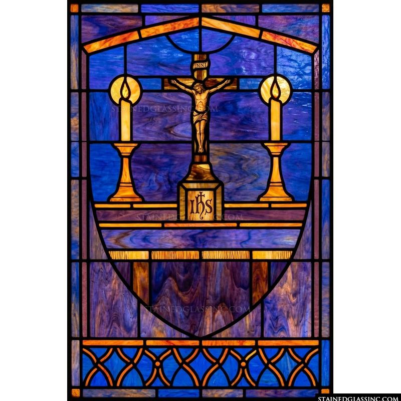 Crucifix and Sacred Monogram