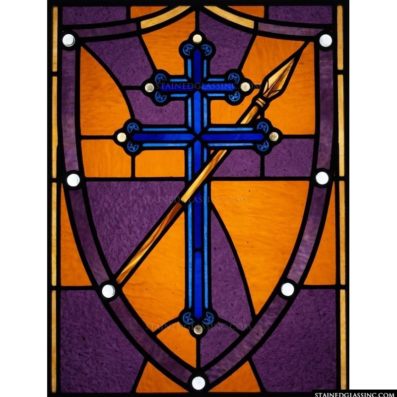 Cross of Lorraine with Spear