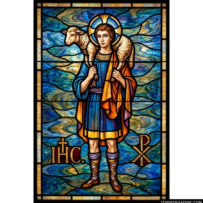 The Good Shepherd with Lamb