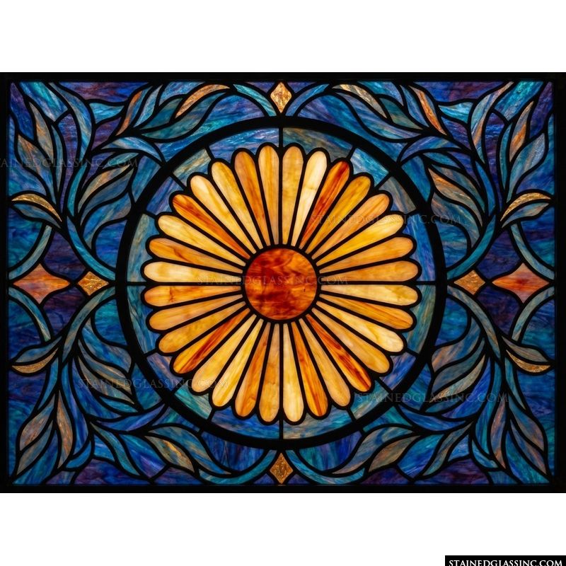 Golden Daisy Medallion