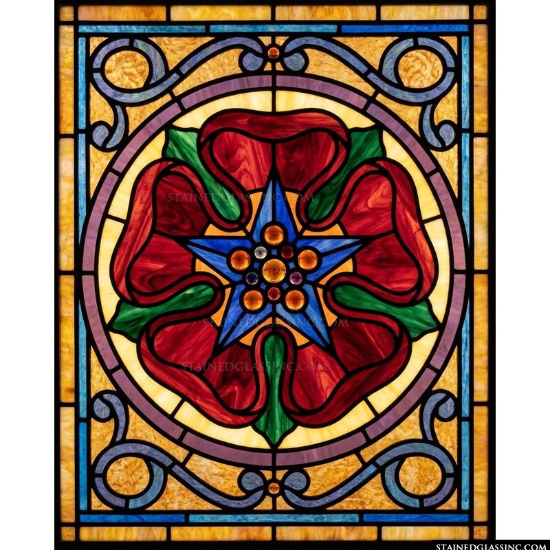 Lutheran Rose Medallion