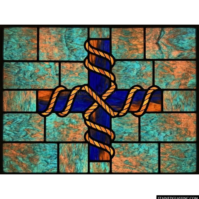 Cross Entwined with Rope
