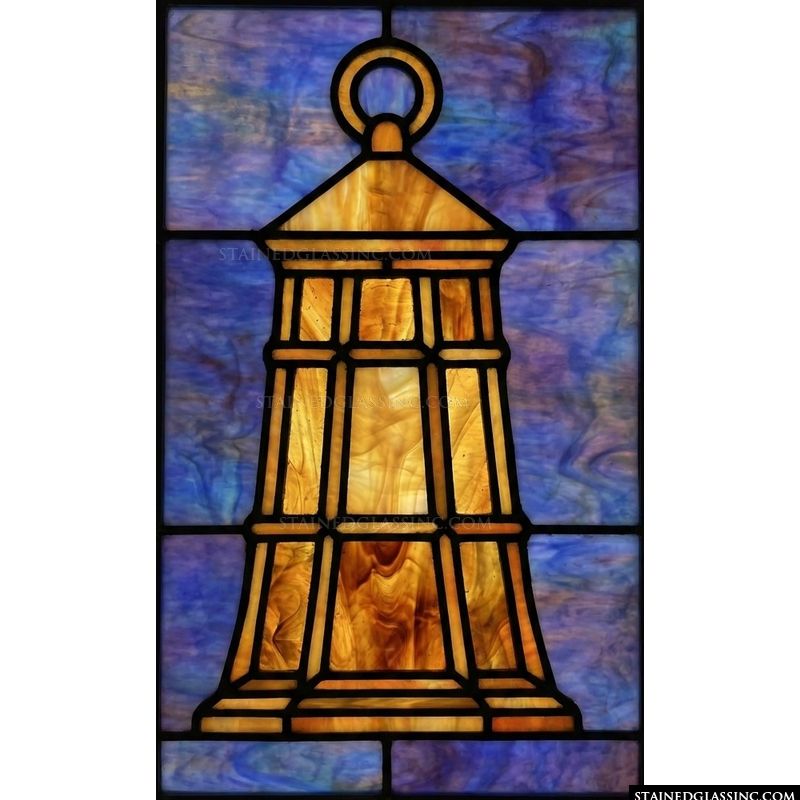 Glowing Golden Lantern