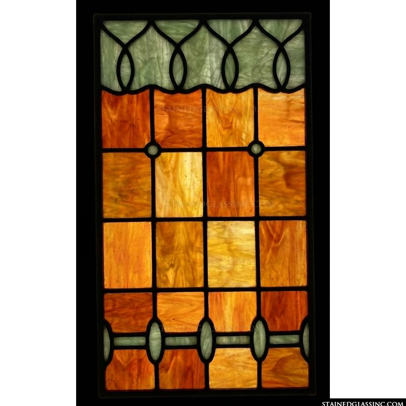 Amber Grid with Sage Accents