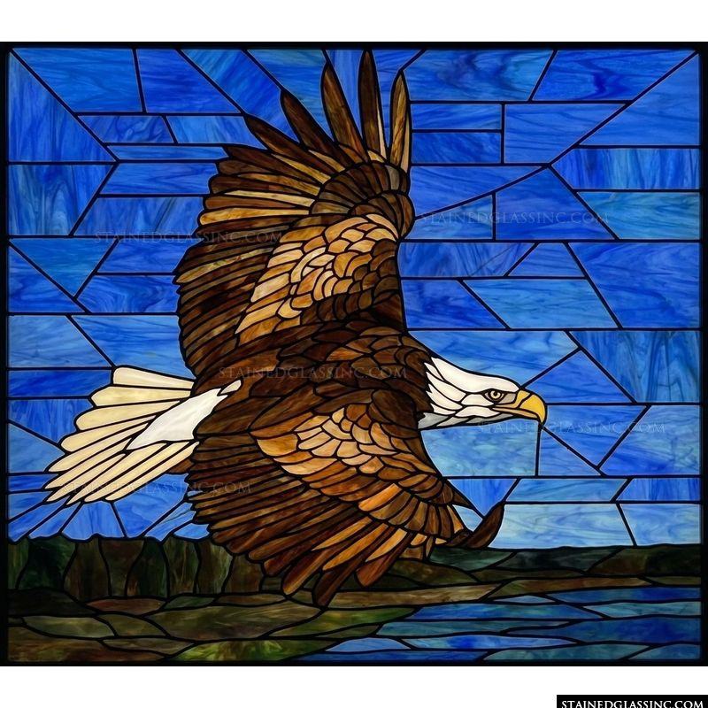 Majestic Bald Eagle in Flight