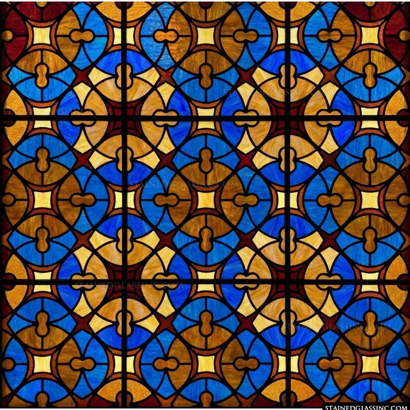 Geometric Lattice in Cobalt and Amber