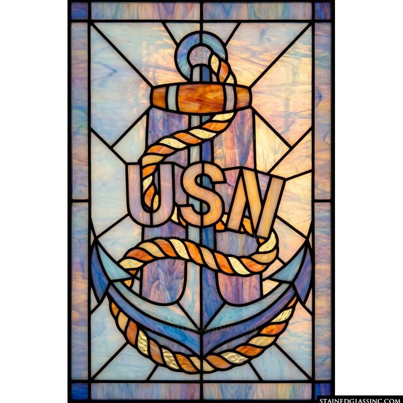 USN Anchor with Rope