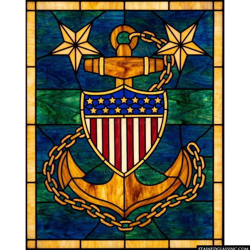 Anchor and Shield Emblem