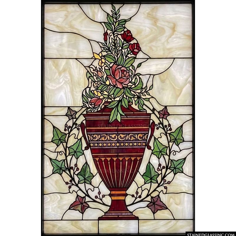 Classical Urn with Floral Arrangement