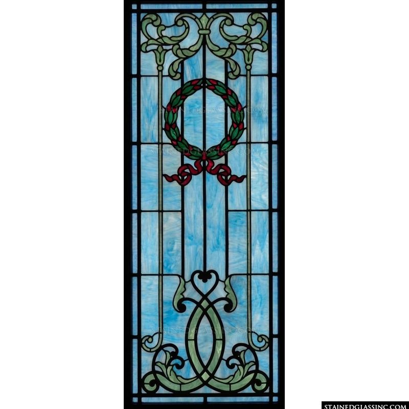 Wreath and Ribbon Medallion