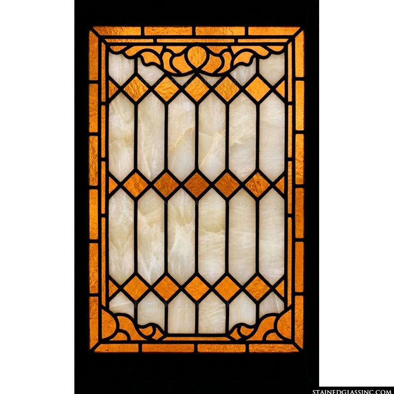 Amber Diamond Lattice