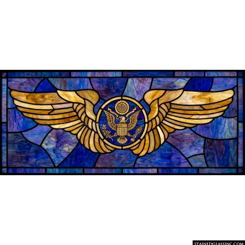 American Aviator Eagle Wings Emblem