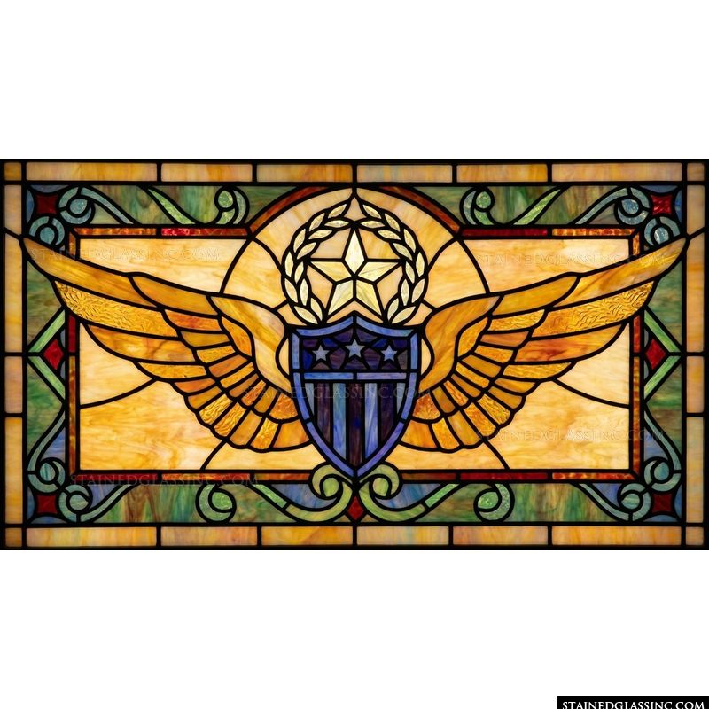 Winged Patriotic Emblem