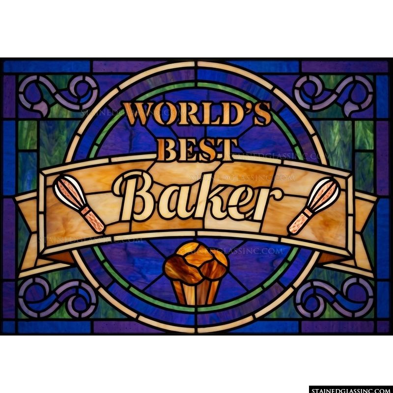 World's Best Baker Kitchen Sign