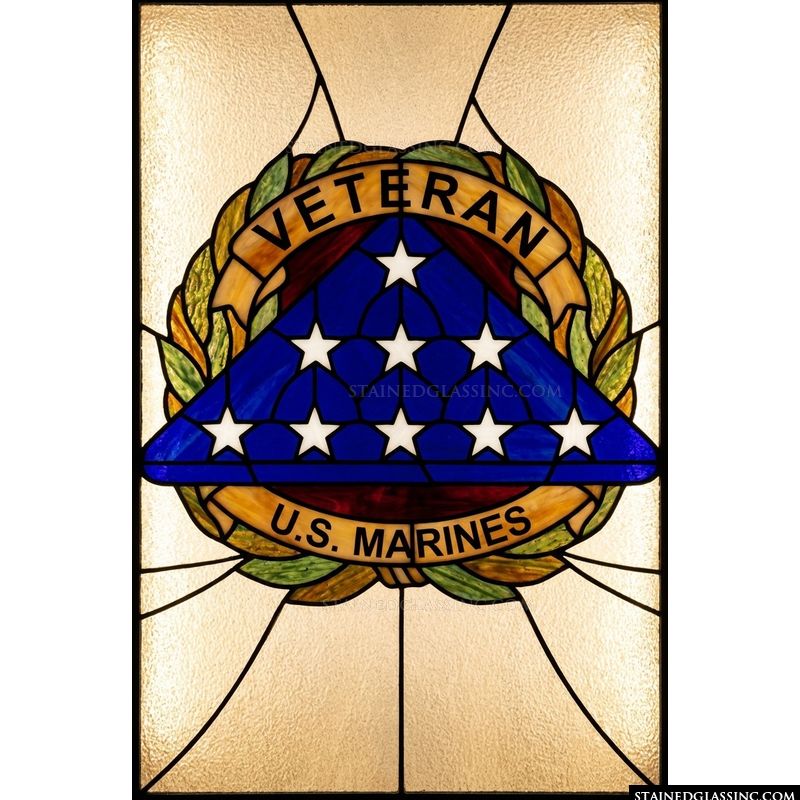 U.S. Marines Veteran Memorial Flag