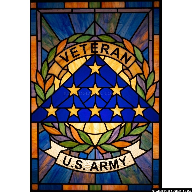 U.S. Army Veteran Folded Flag Tribute