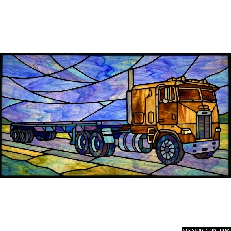 Semi-Truck on the Open Road