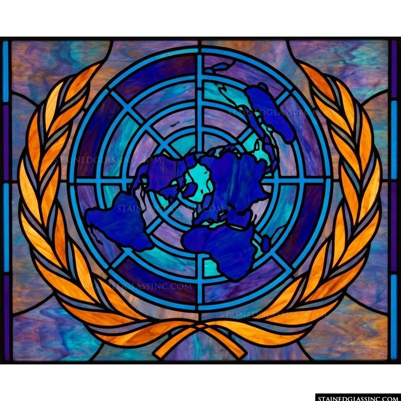 World Globe and Laurel Emblems