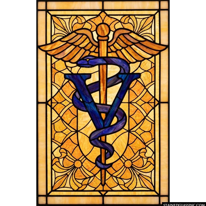 Veterinary Caduceus Emblem