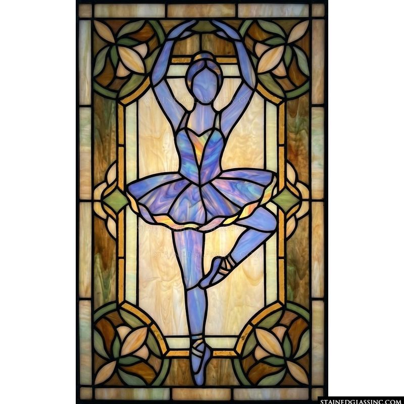 Ballerina in Luminous Blue