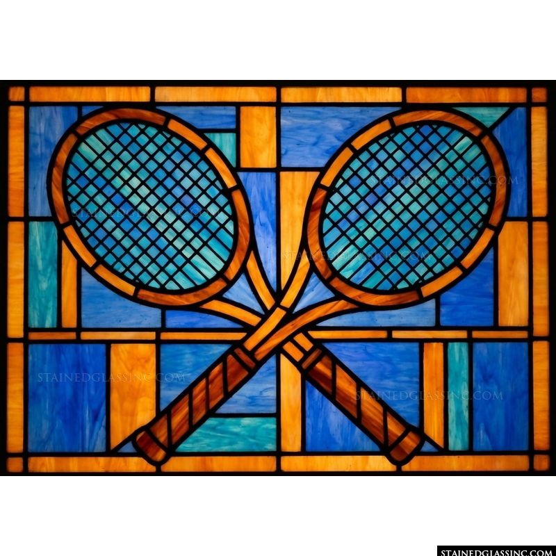 Crossed Tennis Rackets