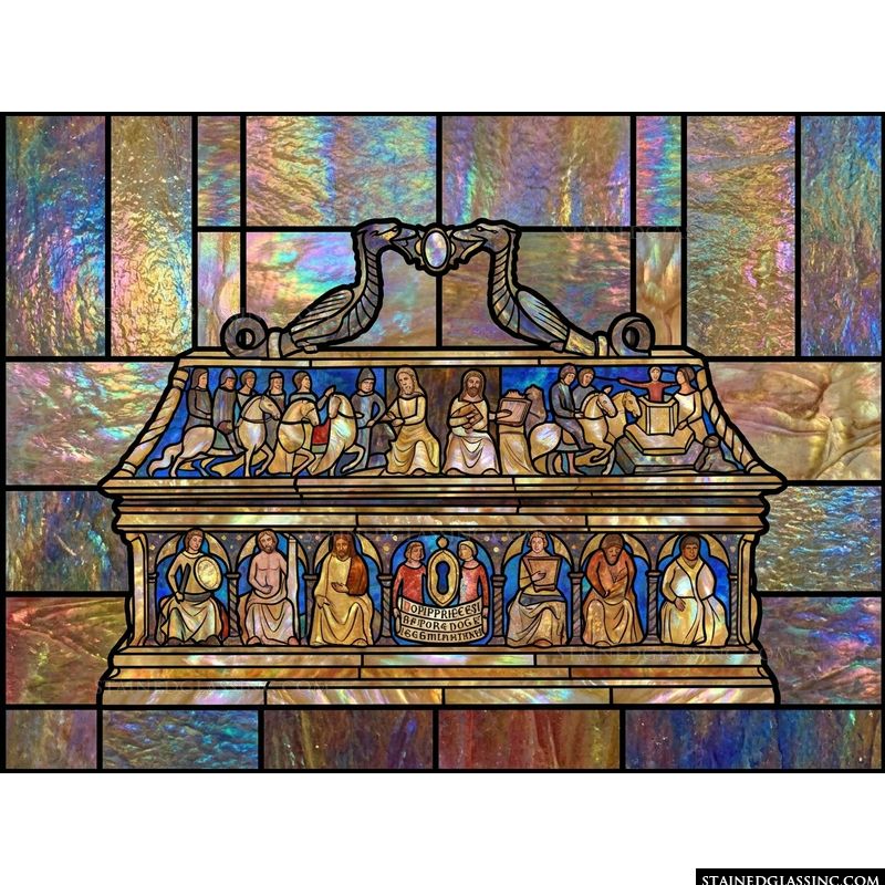 Ancient Reliquary with Sacred Figures