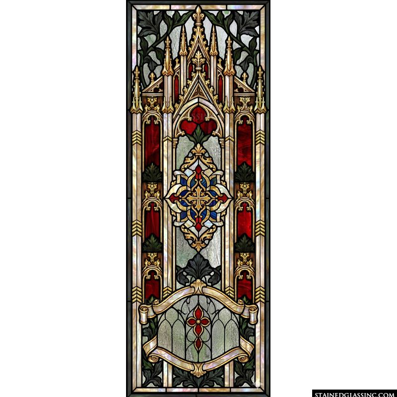 Gothic Cross and Filigree Medallion