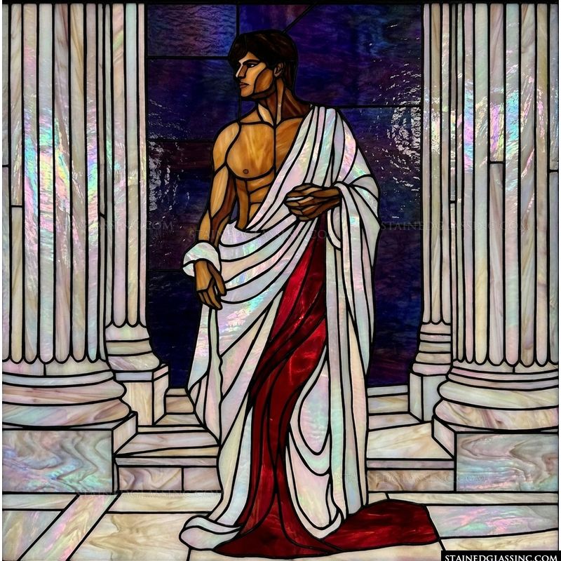 Classical Figure in Architectural Setting