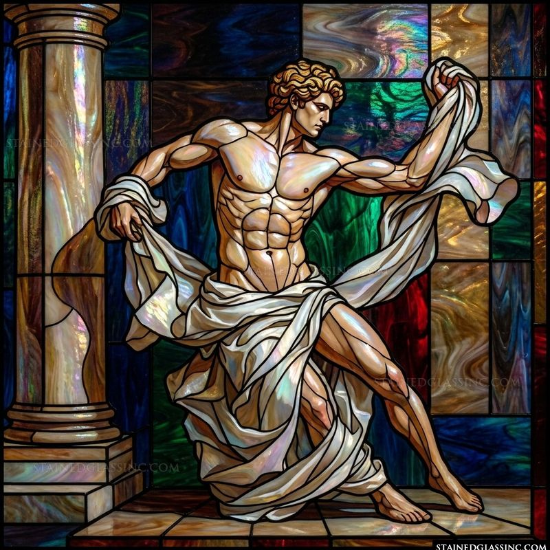 Classical Figure with Draped Cloth