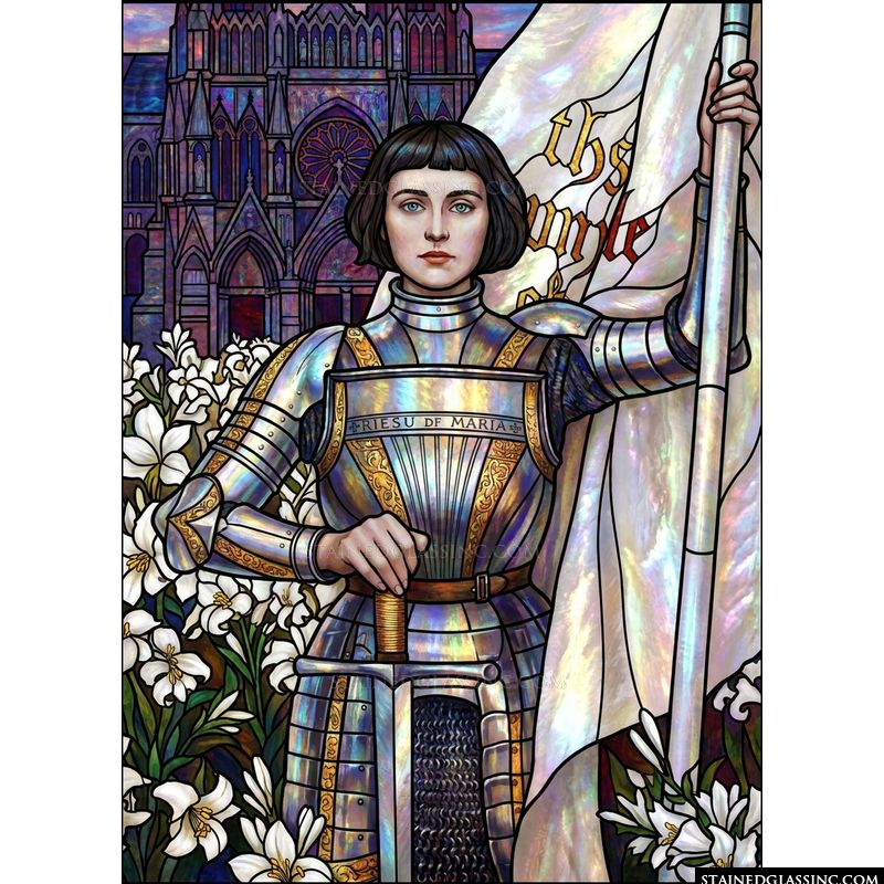 Joan of Arc in a Field of Lillies