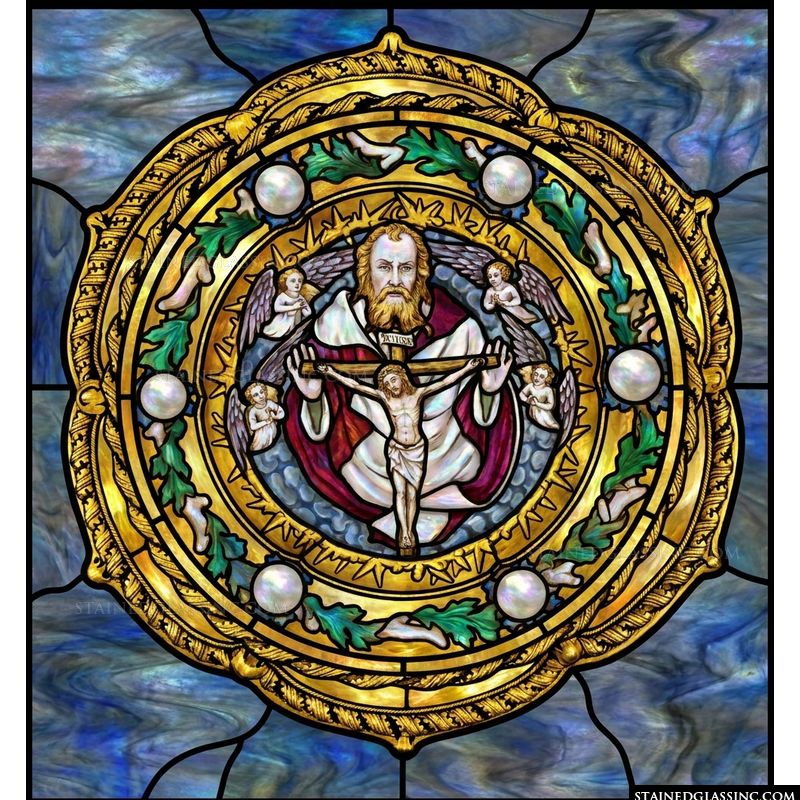 God the Father and the Crucifixion Medallion